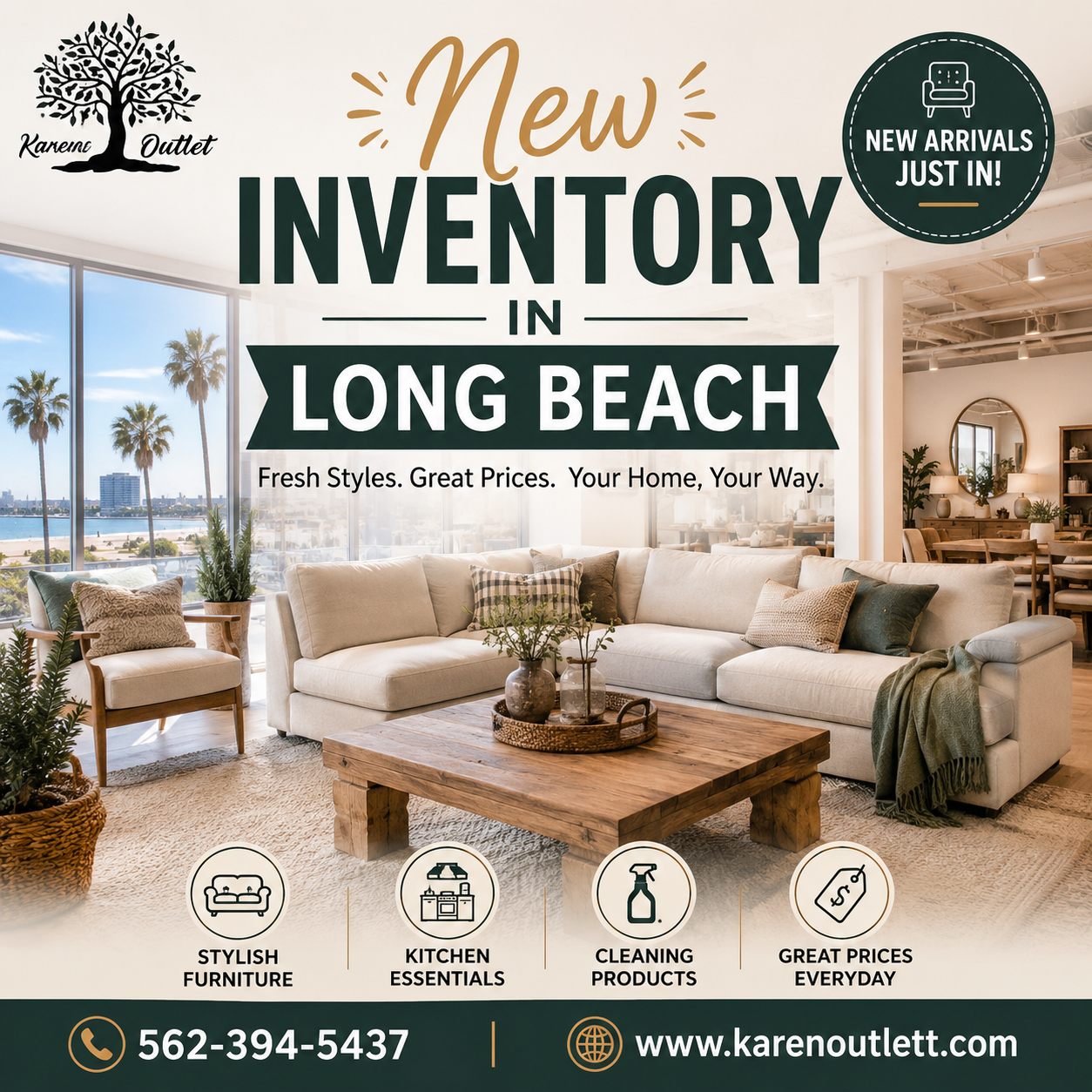 New Inventory in Long Beach: What’s Fresh at Karen Outlet This Season